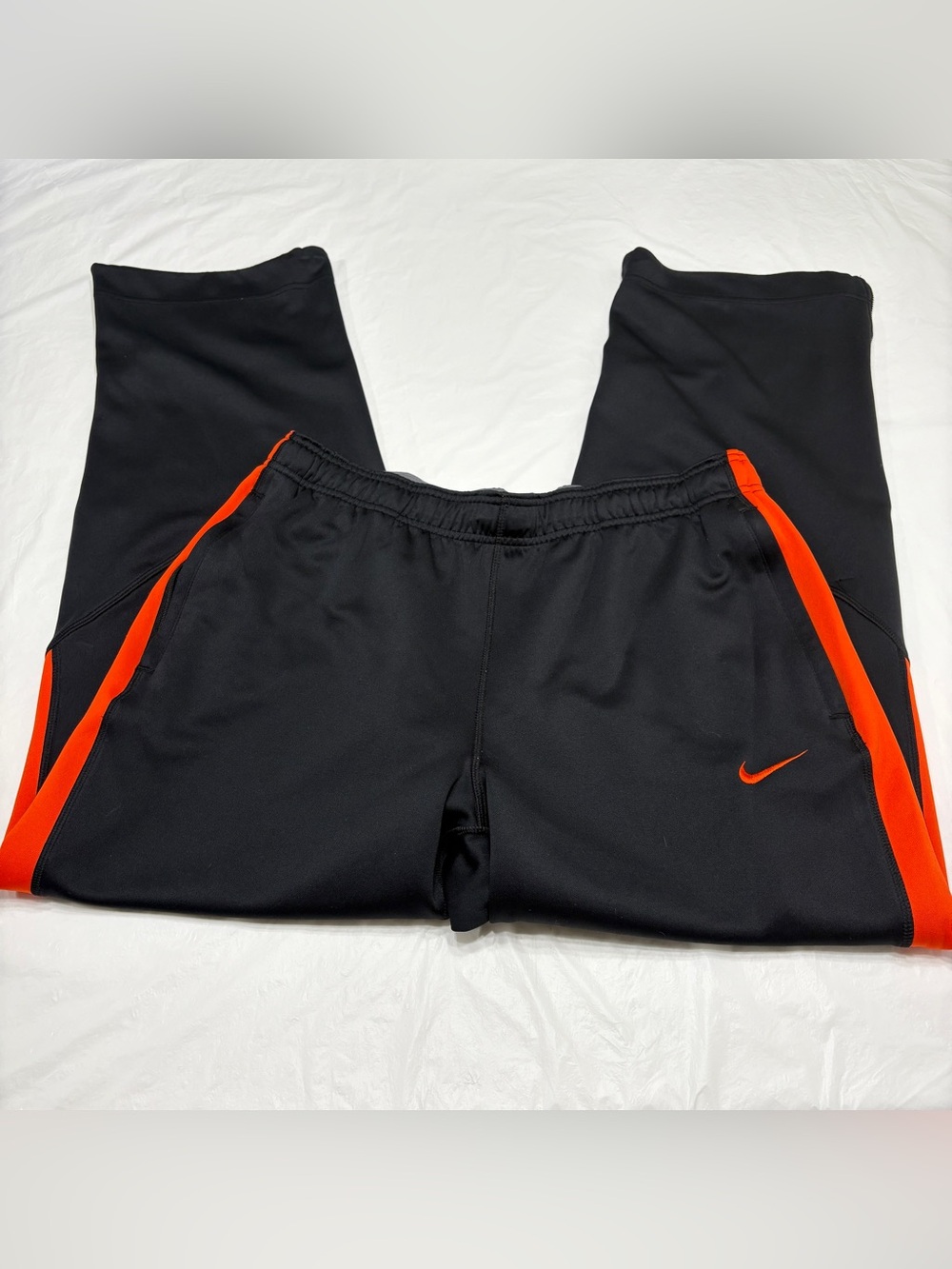 Nike Dri Fit Black Drawstring Pull On Sweatpants Men’s XL